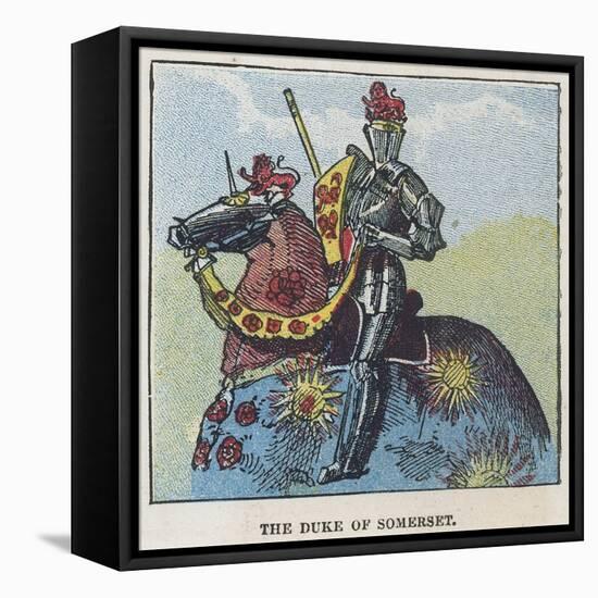 The Duke of Somerset-English School-Framed Stretched Canvas