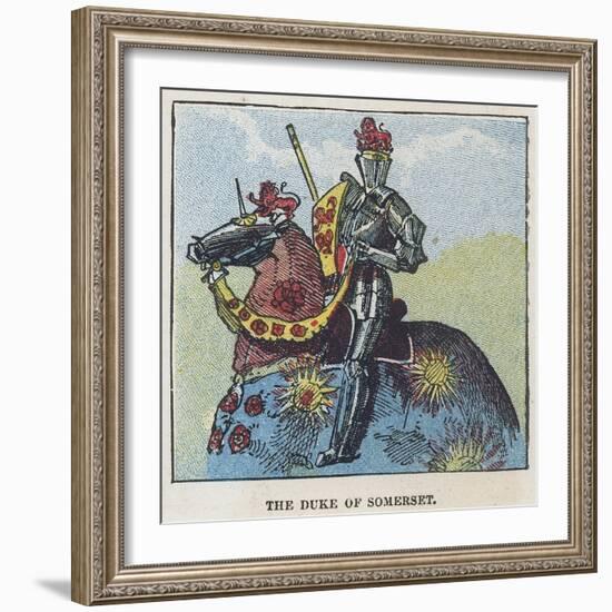 The Duke of Somerset-English School-Framed Giclee Print