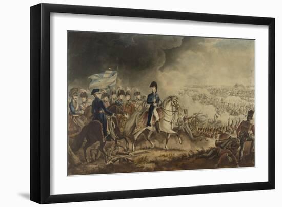 The Duke of Wellington and the Most Distinguished Officers at the Battle of Waterloo-William Heath-Framed Giclee Print