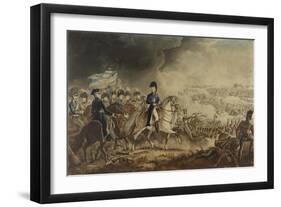 The Duke of Wellington and the Most Distinguished Officers at the Battle of Waterloo-William Heath-Framed Giclee Print