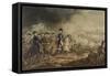 The Duke of Wellington and the Most Distinguished Officers at the Battle of Waterloo-William Heath-Framed Stretched Canvas