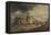 The Duke of Wellington and the Most Distinguished Officers at the Battle of Waterloo-William Heath-Framed Stretched Canvas