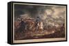 The Duke of Wellington and the Most Distinguished Officers at the Battle of Waterloo-William Heath-Framed Stretched Canvas