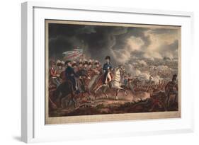 The Duke of Wellington and the Most Distinguished Officers at the Battle of Waterloo-William Heath-Framed Giclee Print