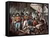 The Duke of Wellington at the Taking of Ciudad Rodrigo, Spain, Peninsular War, 1812-Joseph Constantine Stadler-Framed Stretched Canvas