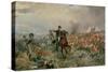 The Duke of Wellington at Waterloo-Robert Alexander Hillingford-Stretched Canvas