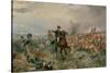 The Duke of Wellington at Waterloo-Robert Alexander Hillingford-Stretched Canvas