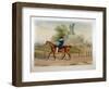 The Duke of Wellington Riding Past the Achilles Statue in Hyde Park, London, 1844-John Harris-Framed Giclee Print