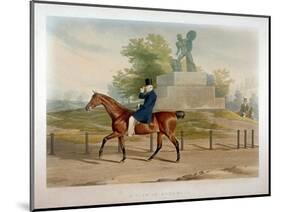 The Duke of Wellington Riding Past the Achilles Statue in Hyde Park, London, 1844-John Harris-Mounted Giclee Print