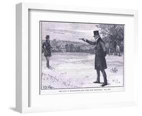 The Duke of Wellington's Duel with Lord Winchilsea 1829-William Barnes Wollen-Framed Giclee Print