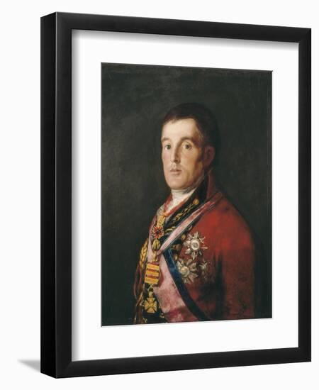 The Duke of Wellington-Francisco de Goya-Framed Art Print