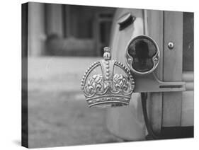 The Duke of Windsor Has No License Plate, Only a Royal Crown Emblem-David Scherman-Stretched Canvas