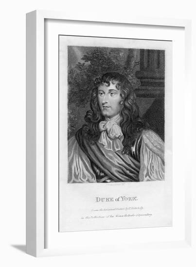 The Duke of York (1633-170), the Future King James II, 1808-WN Gardiner-Framed Giclee Print