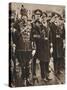 The Duke of York and Prince Henry Welcoming the Prince of Wales at Portsmouth, 1925-null-Stretched Canvas