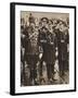 The Duke of York and Prince Henry Welcoming the Prince of Wales at Portsmouth, 1925-null-Framed Photographic Print