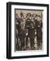 The Duke of York and Prince Henry Welcoming the Prince of Wales at Portsmouth, 1925-null-Framed Photographic Print