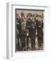 The Duke of York and Prince Henry Welcoming the Prince of Wales at Portsmouth, 1925-null-Framed Photographic Print