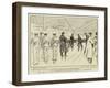 The Duke of York Commissioning the Cruiser Crescent at Portsmouth-null-Framed Giclee Print