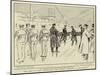 The Duke of York Commissioning the Cruiser Crescent at Portsmouth-null-Mounted Giclee Print