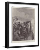 The Duke of York in Command of Torpedo-Boat No 79-William Heysham Overend-Framed Giclee Print