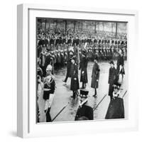 The Duke of York in King George V's Funeral Procession, 1936-null-Framed Giclee Print