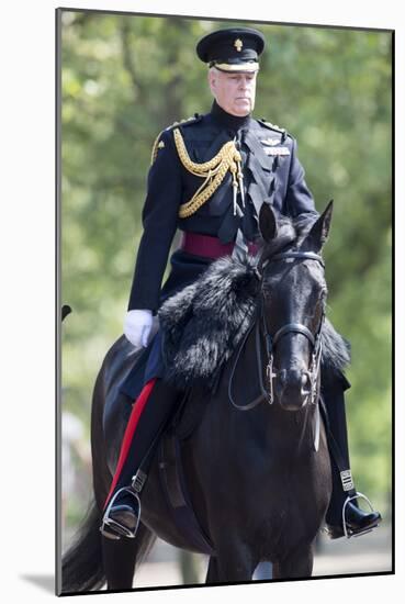 The Duke of York (Prince Andrew) in his duty as Colonel of the Grenadier Guards-Associated Newspapers-Mounted Photo