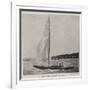 The Duke of York's Yacht, the White Rose-null-Framed Giclee Print