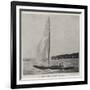 The Duke of York's Yacht, the White Rose-null-Framed Giclee Print