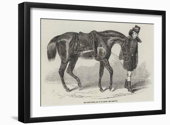 The Duke's Horse, Led by His Groom-Benjamin Herring-Framed Giclee Print