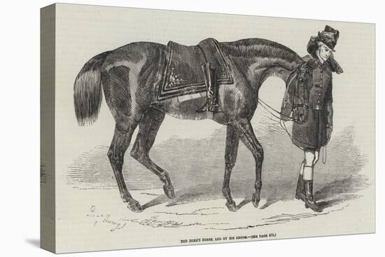 The Duke's Horse, Led by His Groom-Benjamin Herring-Stretched Canvas