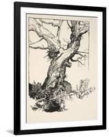 The Duke's Oak, Illustration from 'Midsummer Nights Dream' by William Shakespeare, 1908 (Litho)-Arthur Rackham-Framed Giclee Print