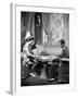 The Duke Windsor and His Wife, Playing a Card Game in Their Home-David Scherman-Framed Premium Photographic Print