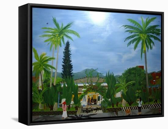 The Dulan Cafe, Taitung sugar factory, 2010-Timothy Nathan Joel-Framed Stretched Canvas
