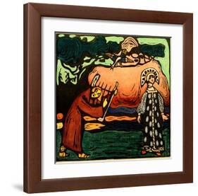 The Dulcimer Player, 1907-Wassily Kandinsky-Framed Giclee Print