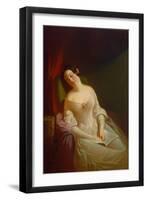 The Dull Story, 1843-44 (Oil on Canvas)-George Caleb Bingham-Framed Giclee Print