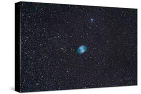 The Dumbbell Nebula, a Planetary Nebula in the Constellation Vulpecula-null-Stretched Canvas