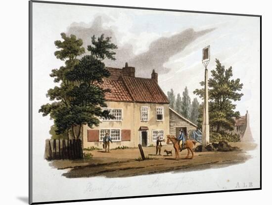 The Dun Cow Inn, Kensington, London, C1810-William Pickett-Mounted Giclee Print