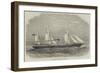 The Dundee Screw-Steamship Hibernia-Edwin Weedon-Framed Giclee Print