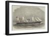 The Dundee Screw-Steamship Hibernia-Edwin Weedon-Framed Giclee Print