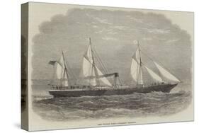 The Dundee Screw-Steamship Hibernia-Edwin Weedon-Stretched Canvas