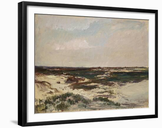 The Dunes at Camiers, 1871-Charles Francois Daubigny-Framed Giclee Print