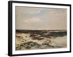 The Dunes at Camiers, 1871-Charles Francois Daubigny-Framed Giclee Print