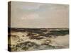 The Dunes at Camiers, 1871-Charles Francois Daubigny-Stretched Canvas