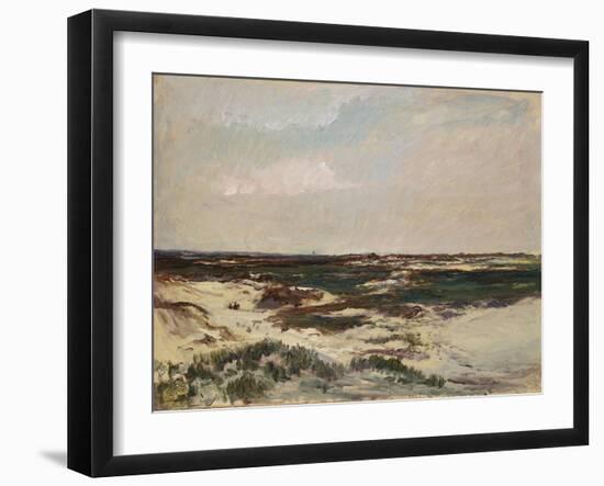 The Dunes at Camiers, 1871-Charles Francois Daubigny-Framed Giclee Print