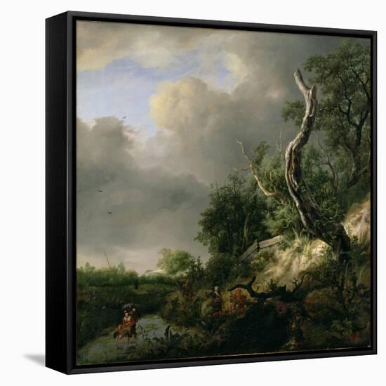 The Dunes Near Haarlem-Jacob Isaaksz. Or Isaacksz. Van Ruisdael-Framed Stretched Canvas