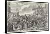 The Dunmow Procession, 20 June 1751-null-Framed Stretched Canvas