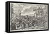 The Dunmow Procession, 20 June 1751-null-Framed Stretched Canvas