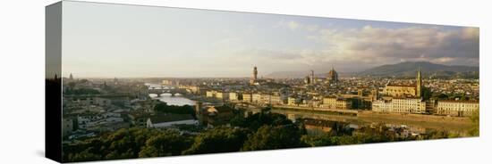 The Duomo and Arno River Florence Italy-null-Stretched Canvas