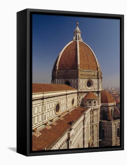 The Duomo (Cathedral), Florence, Unesco World Heritage Site, Tuscany, Italy, Europe-Roy Rainford-Framed Stretched Canvas