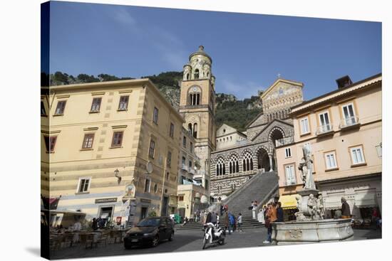 The Duomo Cattedrale Sant' Andrea in Amalfi-Martin Child-Stretched Canvas